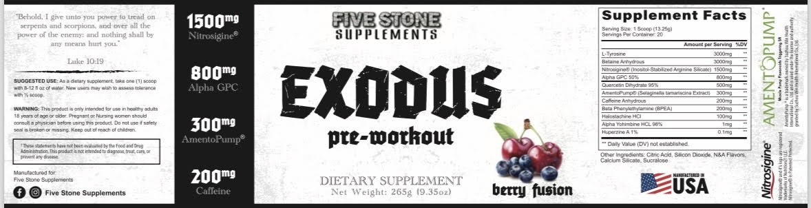 EXODUS: PRE-WORKOUT